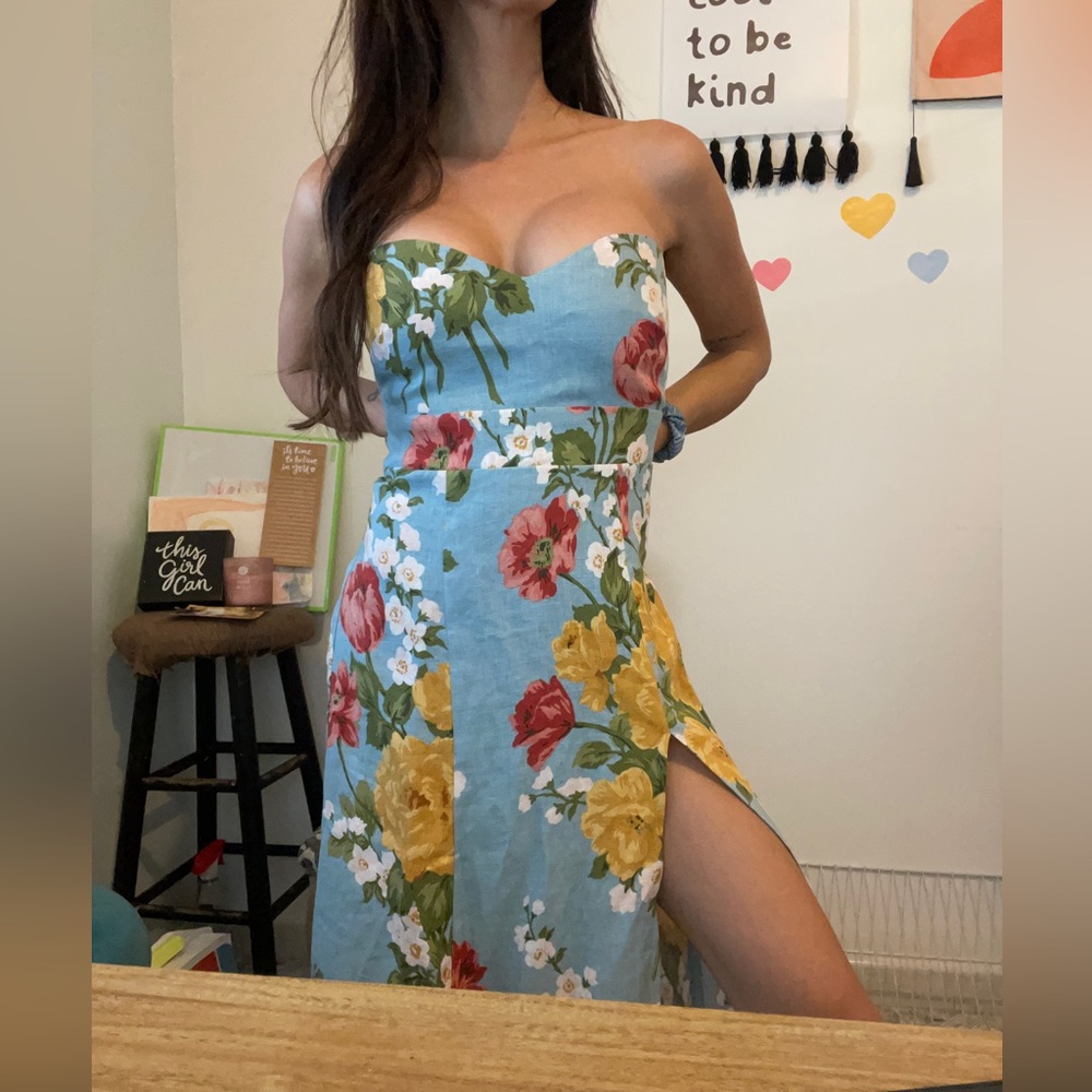 Reformation Amagansett Linen Dress